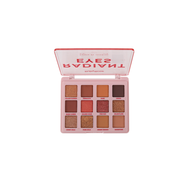 Paleta De Sombras Hbe2201 Radiant Eyes Ruby Rose