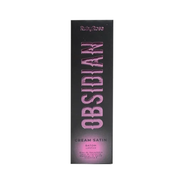 Batom Lipstick Cream Satin Obsidian - Hb70004 - Image 4
