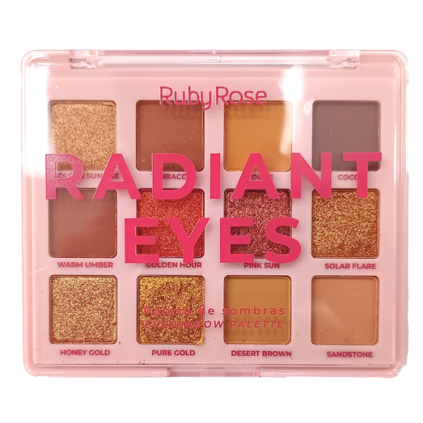 Paleta De Sombras Hbe2201 Radiant Eyes Ruby Rose - Image 3
