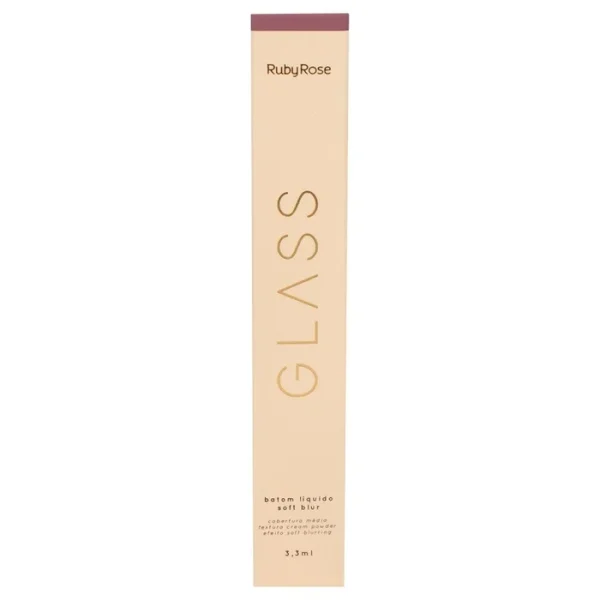 Batom Liquido Soft Blur Bg03 Glass Hb5793 Rubyrose - Image 3