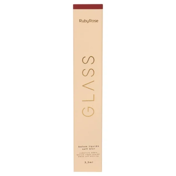 Batom Liquido Soft Blur Bg04 Glass Hb5794 Rubyrose - Image 3