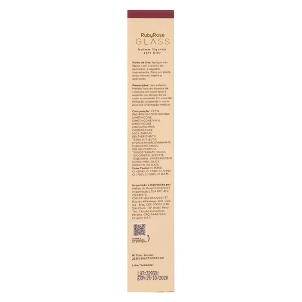 Batom Liquido Soft Blur Bg05 Glass Hb5795 Rubyrose - Image 4