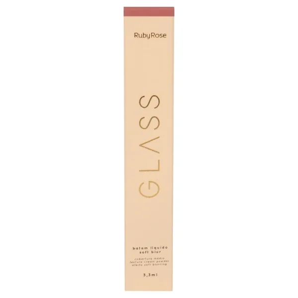 Batom Liquido Soft Blur Bg06 Glass Hb5796 Rubyrose - Image 3