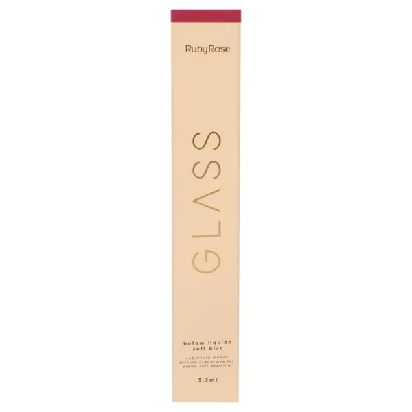 Batom Liquido Soft Blur Bg07 Glass Hb5797 Rubyrose - Image 3