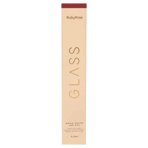 Batom Liquido Soft Blur Bg08 Glass Hb5798 Rubyrose - Image 3