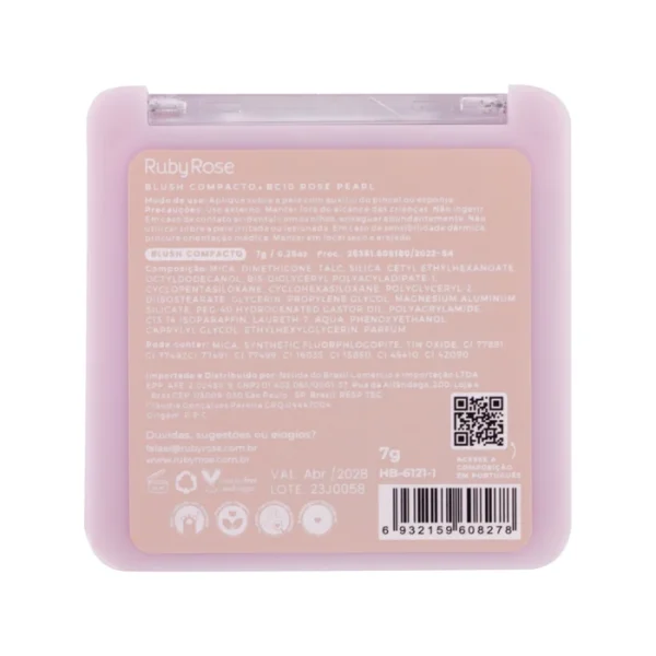 Blush Compacto Bc10 Rose Pearl Hb61211 - Image 3