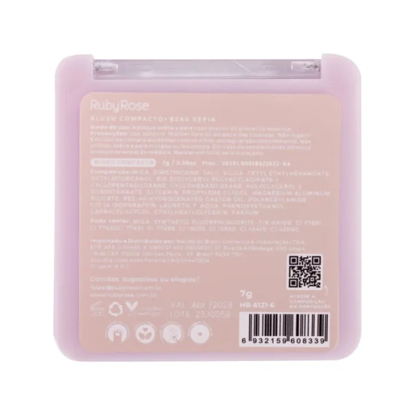 Blush Compacto Bc60 Sepia Hb61216 - Image 4