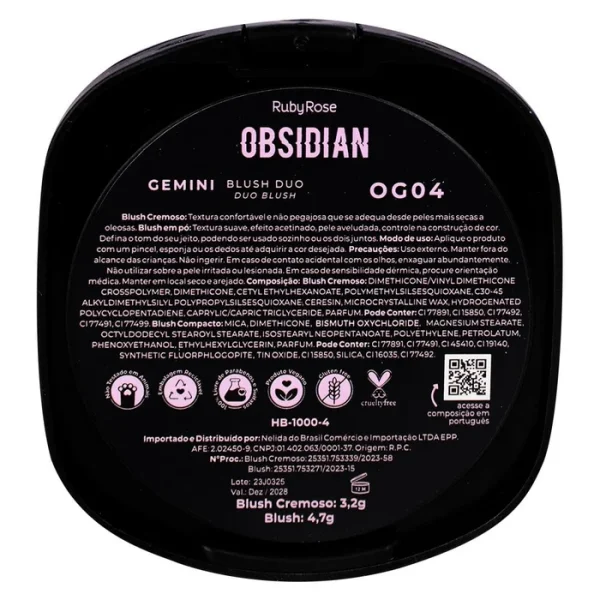 Blush Duo Obsidian Gemini Og04 Hb10004 Rubyrose - Image 4