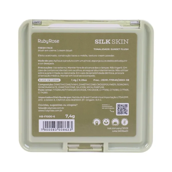 Blush Em Creme Fresh Face Hbf10006 Sunset Flush Silk Skin - Image 3