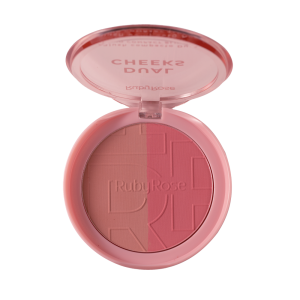 Dual Cheeks Blush Compacto Champagnepeach Hbm03 1 Ruby Rose