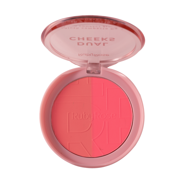 Dual Cheeks Blush Compacto Nectarscarlet Hbm03 3 Ruby Rose