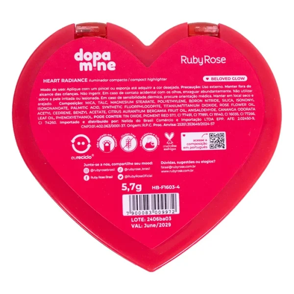 Iluminador Dopamine Heart Radiance  - Beloved Glow - Hbf16034 - Image 4
