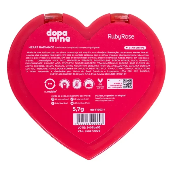 Iluminador Dopamine Heart Radiance - Star Shipps - Hbf16031 - Image 4