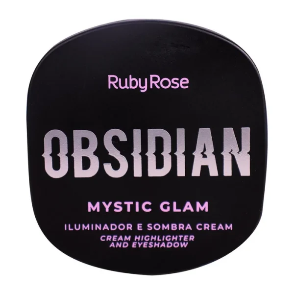 Iluminador E Sombra Cream Obsidian Amethyst Hb26002 Rubyrose - Image 3