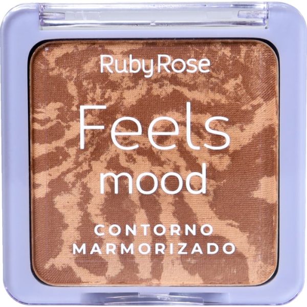 Paleta De Contorno Marmorizado Feels Mood Light Hb7527l - Ruby Rose - Image 2