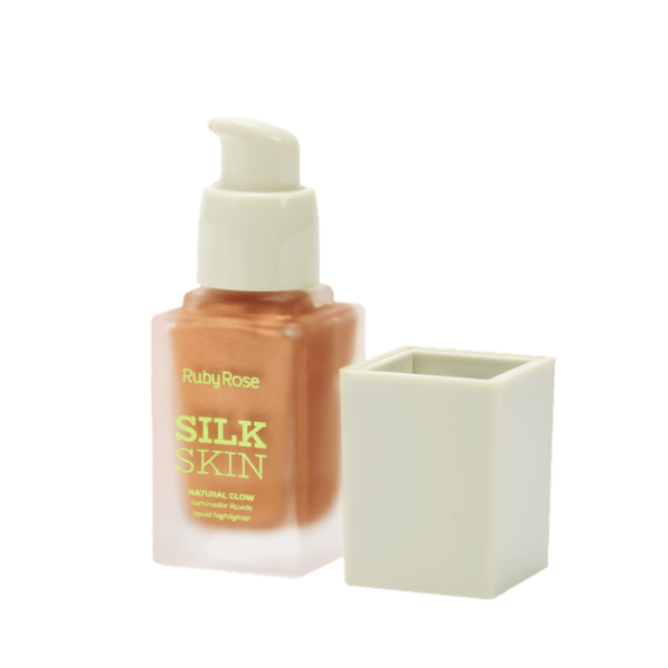 Natural Glow Iluminador Líquido Silk Skin - Hbf1601-s4 - Ruby Rose - Image 3