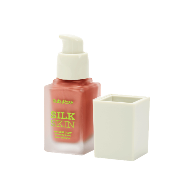 Natural Glow Iluminador Líquido Silk Skin - Hbf1601-s5 - Ruby Rose - Image 4