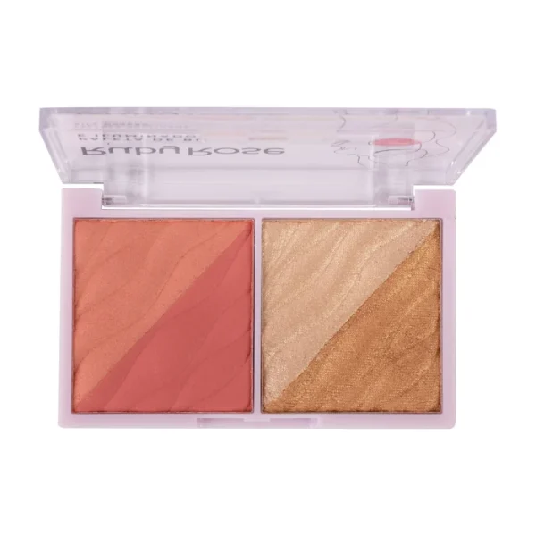 Paleta De Blush E Iluminador Hb75331 Rubyrose - Image 2