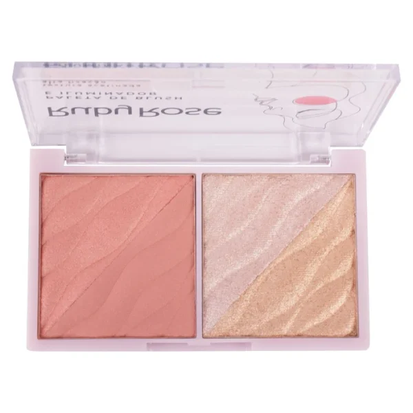 Paleta De Blush E Iluminador Hb75332 Rubyrose - Image 2