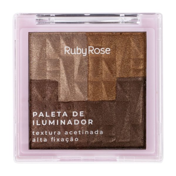 Paleta De Iluminador Masterglow Rubyrose