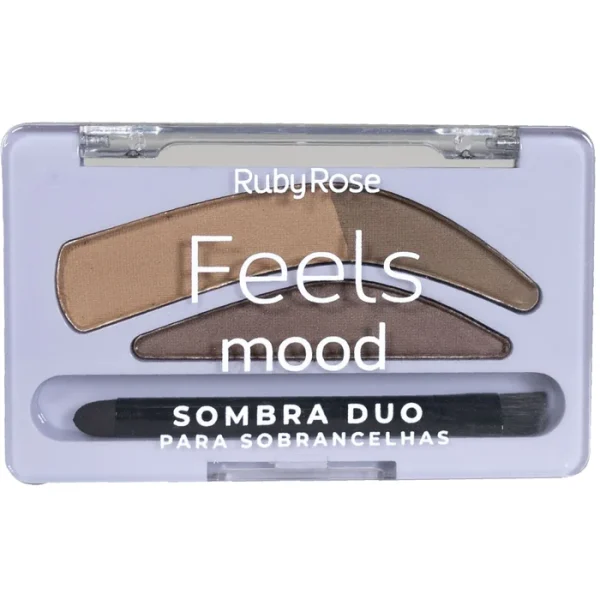 Sombra Duo Para Sobrancelhas Hb93571 Feels Mood - Ruby Rose - Image 2