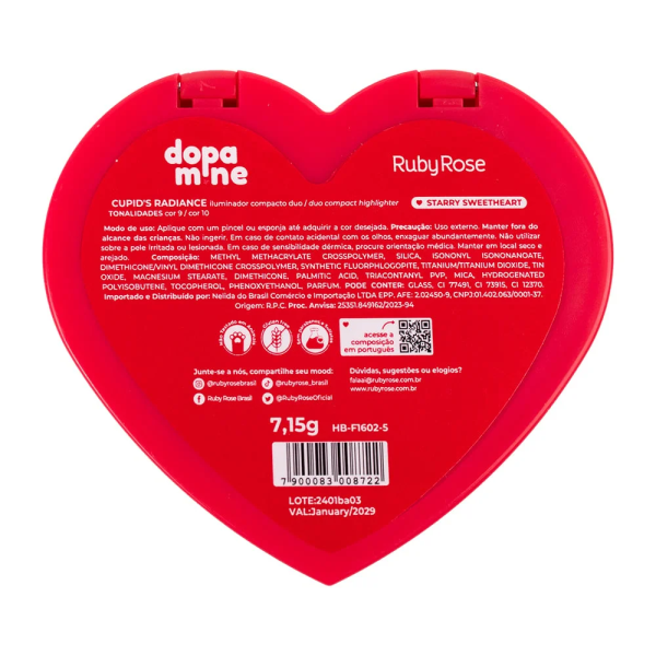 Iluminador Dopamine Cupids Radiance - Starry Sweetheart - Hbf16025 - Image 4