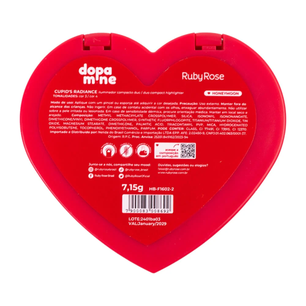 Iluminador Dopamine Cupids Radiance - Honeymoon - Hbf16022 - Image 4